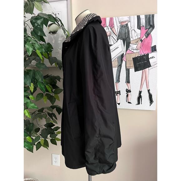 Talbots Womens Vintage Reversible Houndstooth Wool Blend Old Money Jacket Sz M - Picture 13 of 16